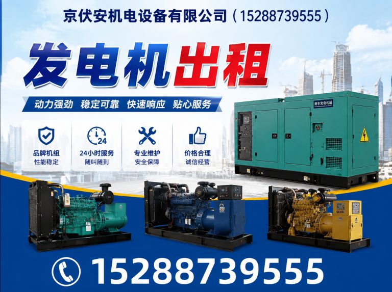 驻马店柴油发电机组出租展示图