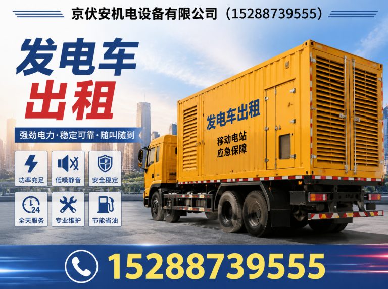 驻马店静音发电车租赁展示图