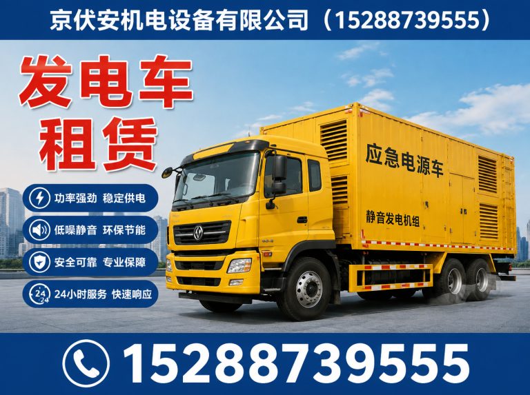 驻马店应急发电机出租展示图